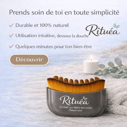 Rituéa I Brosse de massage lymphatique